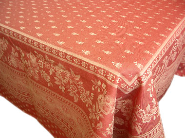Jacquard tablecloth Teflon (Marat d'Avignon Durance bordeaux) Jacquard tablecloth Teflon (Marat d'Avignon Durance bordeaux)